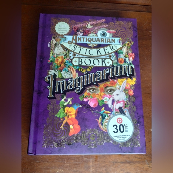 Brand New Antiquarian Sticker Book Imaginarium Book - Picture 1 of 6